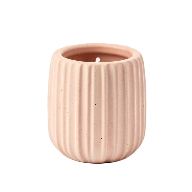 Ribbed Candle